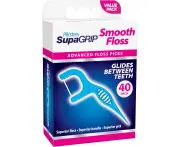 Piksters SupaGRIP Smooth Floss Picks (Pack of 40)