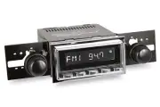 RetroRadio for 1950-65 Porsche 356 with Chrome Bezel BT AUX AM/FM LABC-M1-127-36