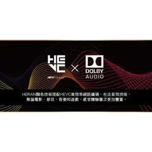 【禾聯 HERAN】 65型 4K智慧聯網 5G 聲控電視 HD-65RDF68