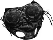 Horse Goggles Horses Blinders Reduce Visual Interference Premium Professional Replaces Sandproof Protective Net, Black