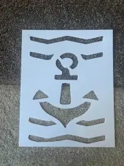 Anchor stencil paint/trace/drawing Size 8x10 reusable All sizes face painting