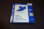 Yuwa 1 Inch White Hook and Loop Magic Tape
