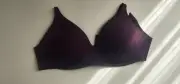 Soma Vanishing 360 Wireless Bra Blackberry Wine Size 36C NWT