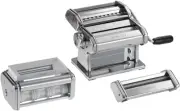 Atlas Pasta Maker Machine with 2 Pasta Roller Attachments (Ravioli & Spaghetti)