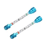 2pcs 20cm/8" Extension Rod Pole for Airless Paint Spray Gun Blue