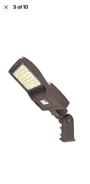 LED Parking Lot Light 200W 480Volt Outdoor Driveway Roadway Waterproof Fixture