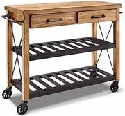Kitchen Island Freestanding Mobile Island Dining Car Dining Side Cabinet Kitchen Preparation Operation and Cooking Table Mobile Kitchen Storage Islands