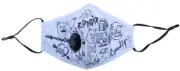 RIPNDIP Sharpie Bucket Ventilator Mask (light Blue)