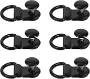 Artibetter 30 Sets Shoe Lace Hooks Loop Ring Lace Fittings with Rivets Boot Buckle Shoelace Buckles For Replacement
