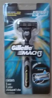 Gillette Mach 3 Razor 3 Blades