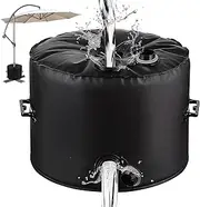 Patio Umbrella Base, 40L Water Filled Umbrella Base Weight Bag, Up to 88lb Outdoor Umbrella Base, Heavy Duty Sun Umbrella Stand for Patio Pool Beach