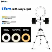15cm LED Ring Light Studio Photo Video Live Lamp /Camera Phone holder+Tripod