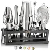 Mixology Bartender Kit Bar Set | 16-Piece Cocktail Shaker Set | Martini