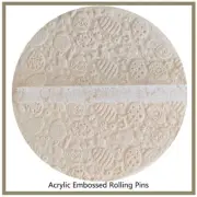 1pc Easter Eggs Acrylic Roller Polymer Clay Modeling Texture Tool Rolling
