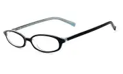 Calabria Vivid 750 Women 48mm Designer Reading Glasses Black-Blue Crystal+1.75
