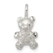 Sterling Silver Teddy Bear Charm