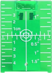 2pcs TP01G Green Laser Target, Magnetic Laser Target with Reflectors, for Use with Cross-Line Green Laser, for Improved Green Laser Visibility, 7.5*11