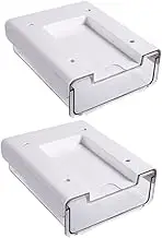 Angoily Desk Storage Box 2pcs under Desk Pencil Organizers Hidden Stationery Boxes Pen Drawers Sturdy Design
