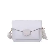 Fashion Women Small Crossbody Bags Solid Color PU Leather Shoulder Handbags Braided Strap Design Ladies Messenger Purse