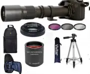 500mm 1000mm TELEPHOTO LENS + BACKPACK + TRIPOD FOR NIKON D5000 D5100 D40 D60