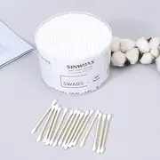 Disposable Double-Headed Sanitary Cotton Swabs, Clean Cotton Swabs, Eye and Lip Makeup Remover, Makeup Cotton Swabs, Ear Swabs