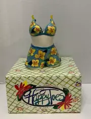 Diane Artware Happy Toes floral swimsuit Vase/Planter NIB