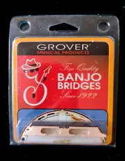 Grover Ebony 1/2" 5-string Banjo Bridge