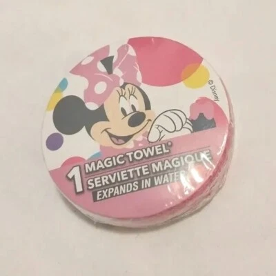 Disney Magic Towels Minnie Mouse Pink 11.5X11.5