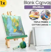 Artist Blank Stretched Canvas Canvases Art Large White Range Oil Acrylic Wood