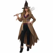 Harvest Hottie Scarecrow Wizard Of Oz Story Halloween Adult Womens Costume