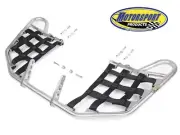 ARCTIC CAT DVX400 DVX 400 NERFBARS ATV NERF BARS SILVER BARS/BLACK NETS