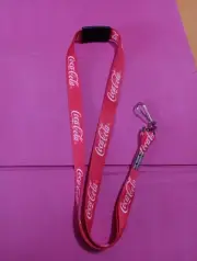 Coca-Cola Lanyard Red FOR Keys ID TAG HOLDER CLASIC COKE RED KEY CHAIN