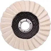 130mm Stianless Steel Wool Felt Flap Polishing Wheel Disc Angle Grinder Buffing Pads for Medical Glass Marble for Angle Grinder Polishing Tools