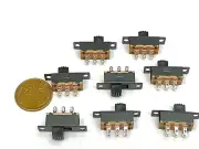 8 Pieces ss22f32g5 dpdt on/on mini slide switch 2 positions 6pin 19mm C1