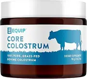 Equip Foods Core Colostrum - Grass Fed Bovine Colostrum Supplement - Lactoferrin Supplement - Support Immune, Skin and Gut Health - 30 Servings - Unflavored