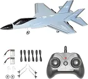 RC Plane Remote Comtrol Airplane - OTXKOO RTF RC Plane, 2CH Remote Control Airplane F35 Jet Indoor Outdoor 2.4GHz Radio Control Aircraft for Kids Boys Beginner