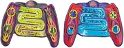 Raymond Geddes Tube Smasher Fidget Pad - Pack of 12 Squishy Toys for Kids in 2 Cool Color Combos - Fun Water Toy Gifts