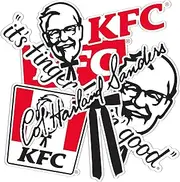 Desert Cactus KFC Sticker Kentucky Fried Chicken Stickers Vinyl Decals Laptop Water Bottle Car Scrapbook T2 (Type 2-4)