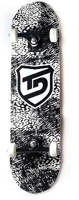 True Drive Mid Level Complete Deck: 31.5 * 8.0" - 7 Ply Birch - Abec 5 - Black/W