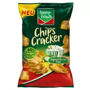 Funny Frisch Chips Cracker Yoghurt Cucumber Style Knusprig Frisch 90g