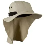 Sun Hat for Wide Brim Ear Neck Cover Sun Flap Bucket Hats Outdoors LJP