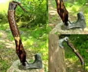 Viking Axes/Hatchet Handmade Carbon Steel Axe Outdoor Camping-Free Engraving