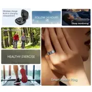 Smart Ring Heart Rate Blood Pressure Blood Oxygen Temperature Sleep Calories HIS