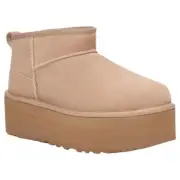 [UGG] Shearling boots thick sole classic ultra mini platform women's shoes