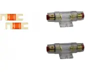 2 IMC Audio 150 Amp Mini ANL and 2 Fuse Fuse holder 4 6 8 Gauge Car Audio Gold