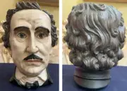 New Edgar Allan Poe Ashland Halloween Tabletop Container Planter Pot