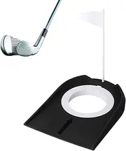 Indoor Putting Cup - Portable Golf Practice Hole | Lightweight Design | Compact Training Aid with Flagstick | Durable Putting Target for Home, Office, Backyard, and Outdoor Practice