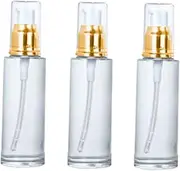 NOLITOY 3pcs Small Pump Bottle Mini Pump Bottle Glass Pump Bottle Essential Oil Bottle Spray Bottles Travel Pump Bottle Cosmetic Bottle Short Press on Nails Hand Soap Pump White Push Type