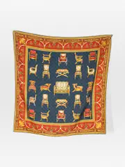 Chair Pattern Silk Scarf