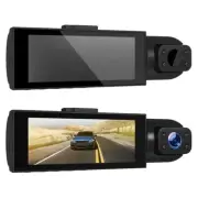 Car Dashboard Camera With 3 Cameras, 4K Front Large Storage Capacity
